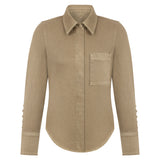 Mocha Denim Shirt