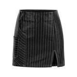 Comet Leather Skirt
