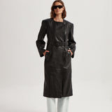 Roe Leather Coat