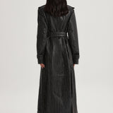 Comet Leather Trenchcoat