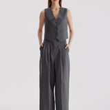 Cilla Linen Vest