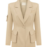 Shine Linen Jacket