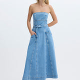 Kei Denim Elbise