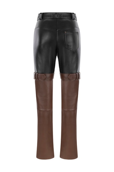 Blu Leather Pants