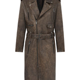 Helena Leather Trenchcoat