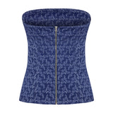 Bardy Denim Bustier