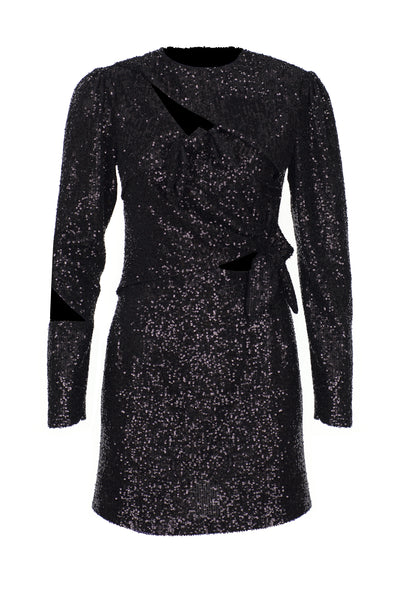 Sequined Knotted Dress