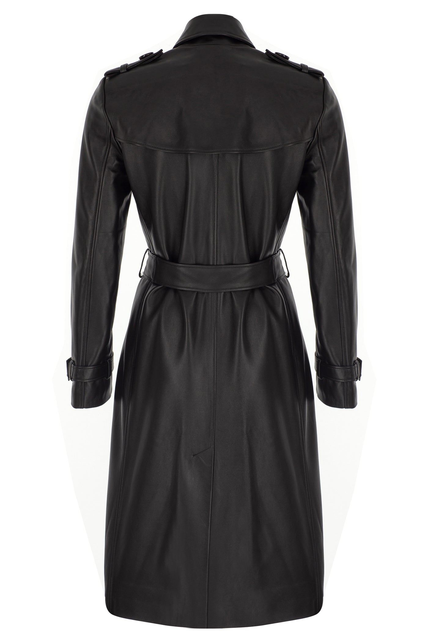 ELATA LEATHER TRENCHCOAT