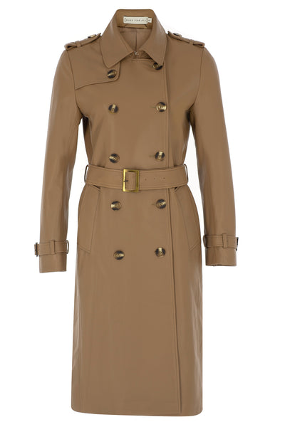 ELATA LEATHER TRENCHCOAT