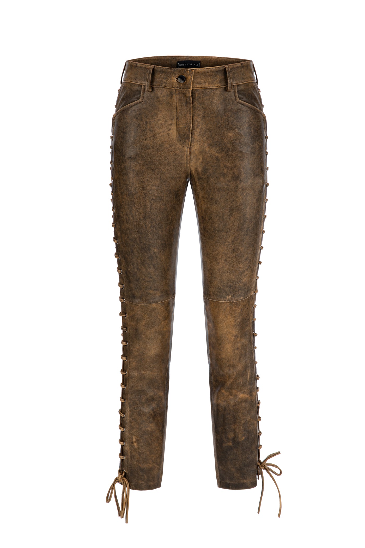Wing Leather Pants