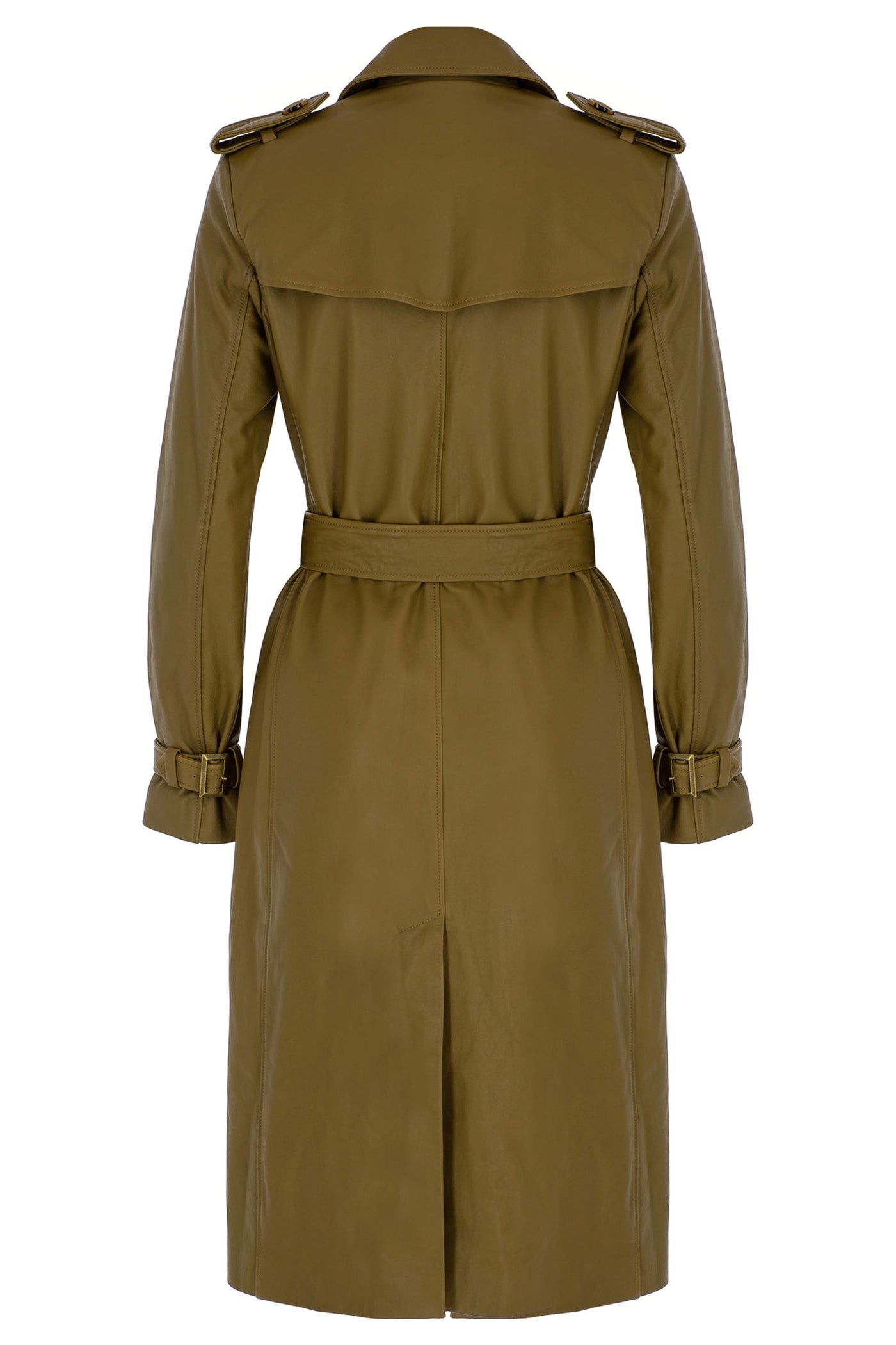ELATA LEATHER TRENCHCOAT
