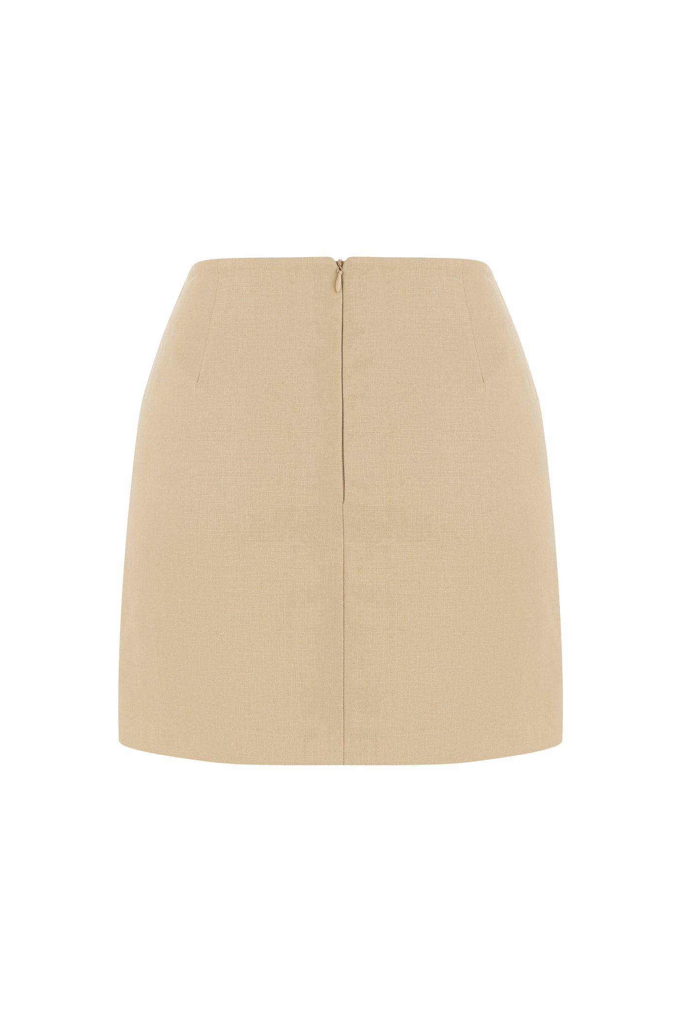 Shine Linen Skirt