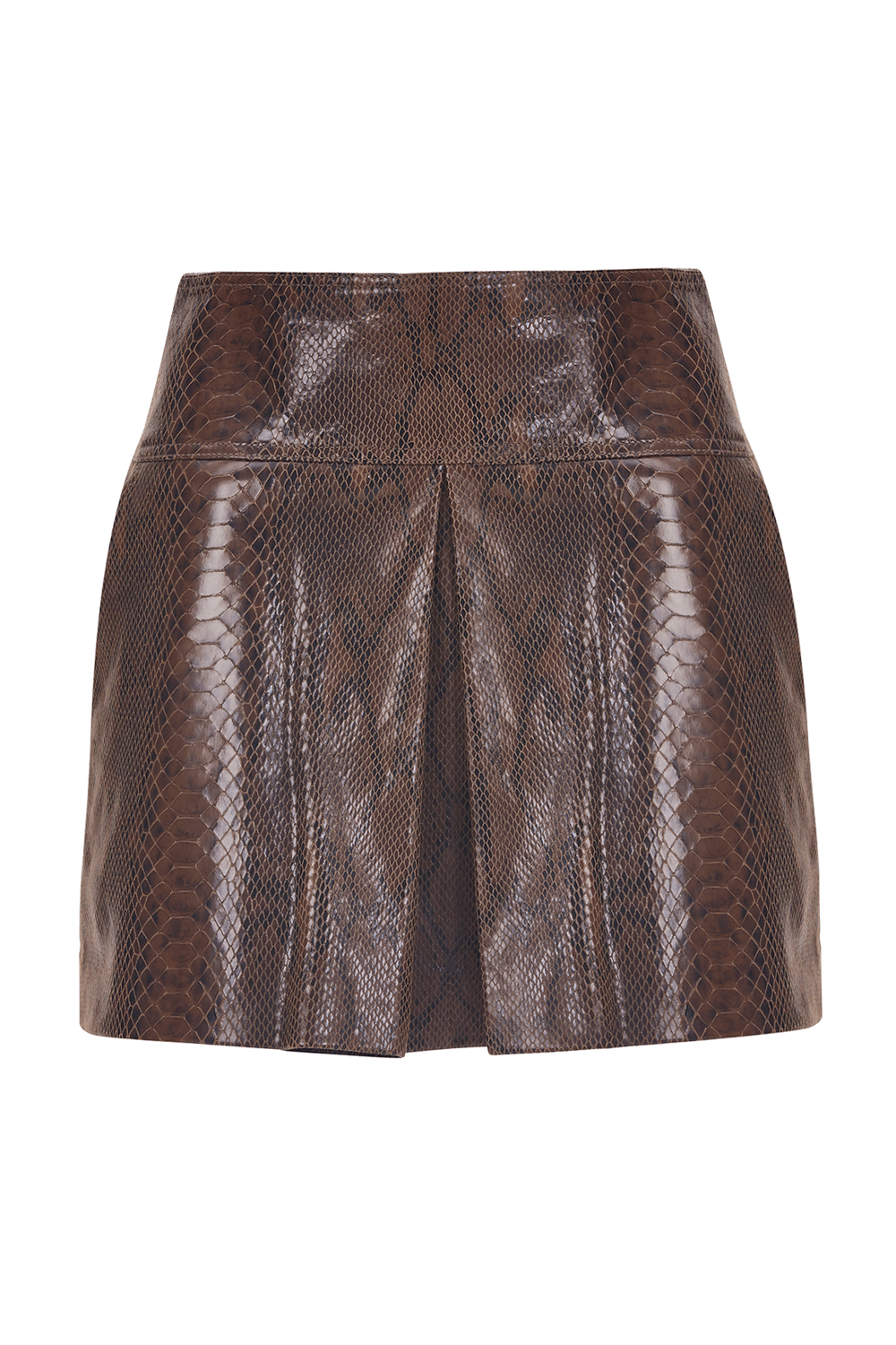 Leather Skirt With Slit